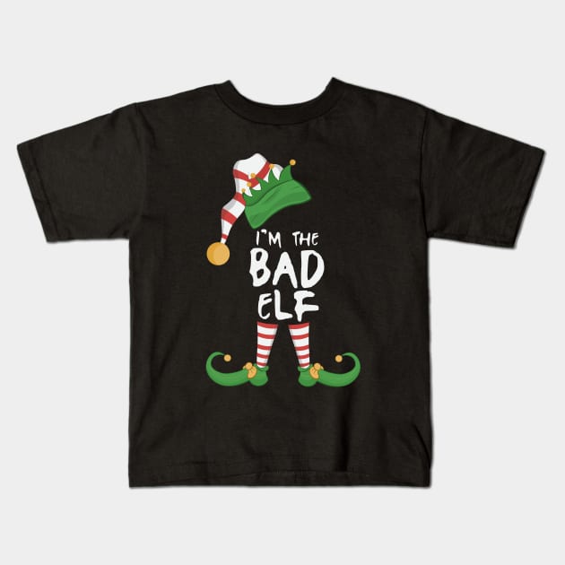 I'm The Bad Elf Kids T-Shirt by novaya